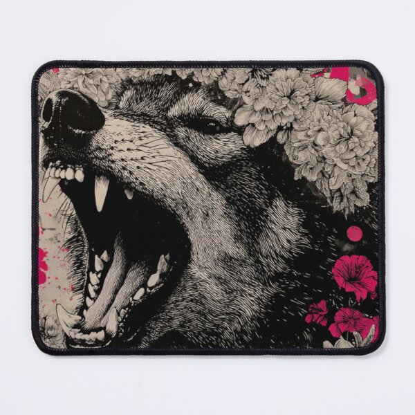 Item preview, Wolf Flower Pop Art 2 designed and sold by W Designs.
