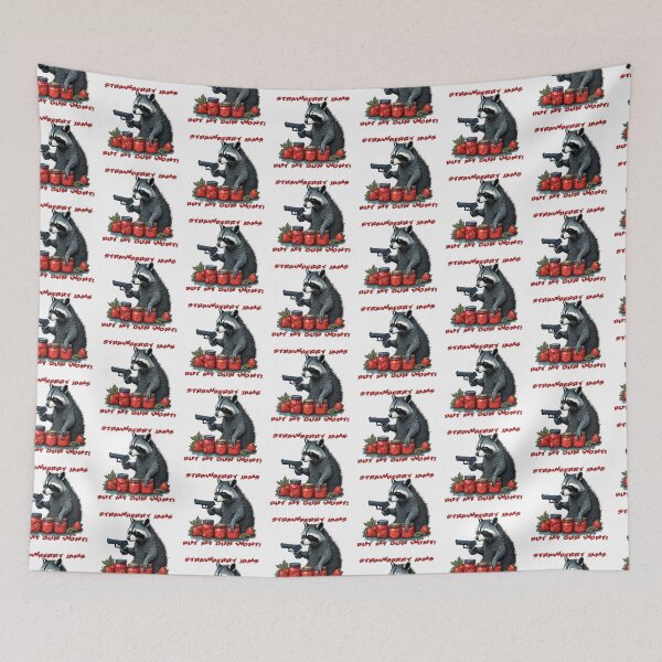 Item preview, Trash panda protecting his food! designed and sold by Bruce Custom Creations.