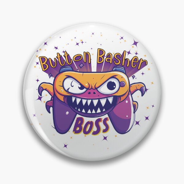 Item preview, Gamer console illustration "Button Basher Boss". designed and sold by Art-Horizon.