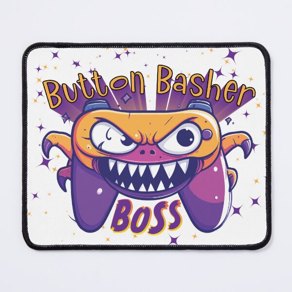 Item preview, Gamer console illustration "Button Basher Boss". designed and sold by Art-Horizon.