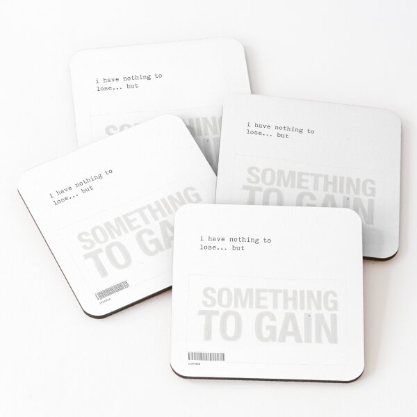 Item preview, Eminem Something To Gain Quote - Typewriter Label Barcode designed and sold by Enea Kelo.