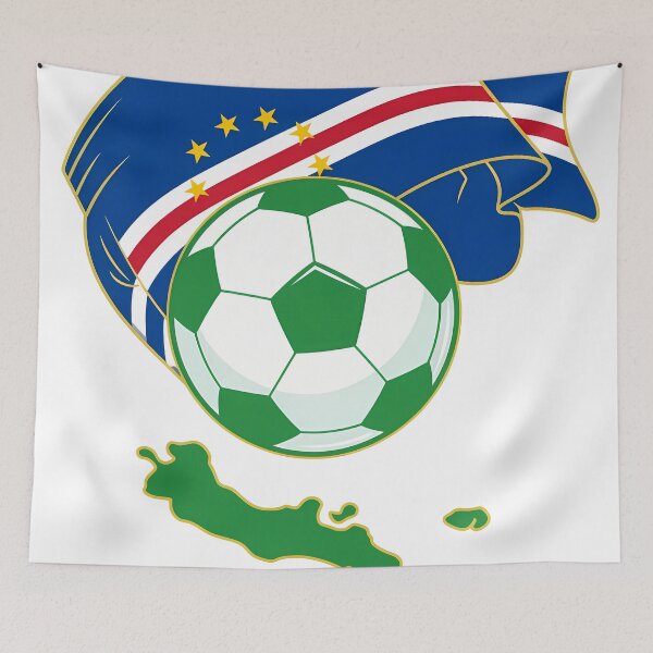 Item preview, Cape Verde Soccer National Pride Design designed and sold by AeroNomad.