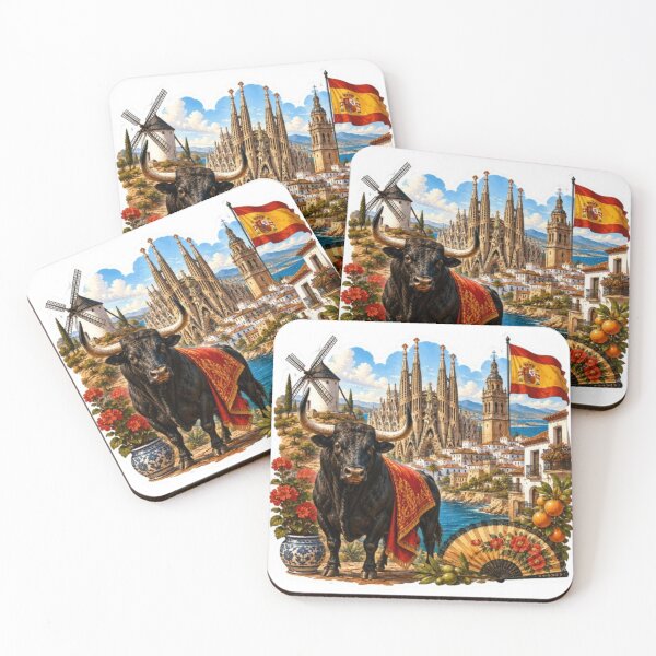 Item preview, Spanish Bull Travel Postcard designed and sold by Snurly.