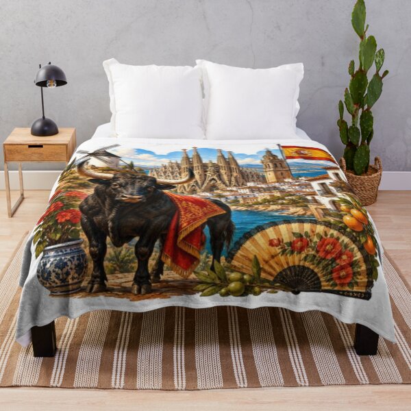 Item preview, Spanish Bull Travel Postcard designed and sold by Snurly.