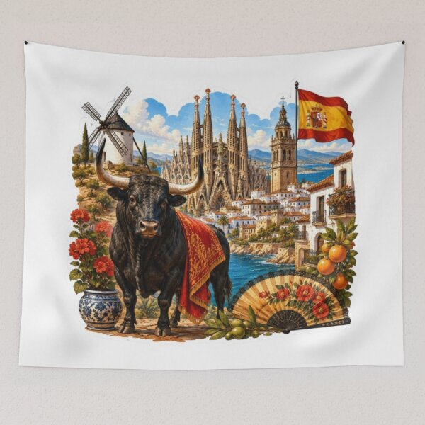 Item preview, Spanish Bull Travel Postcard designed and sold by Snurly.