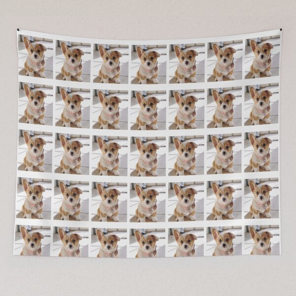 Item preview, cute Pembroke Welsh puppy  designed and sold by FawnPurpleHeart.