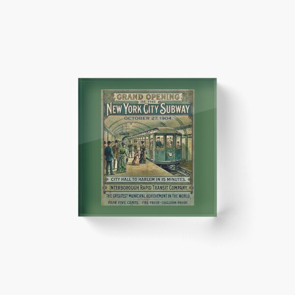 Item preview, Fantastic Old Vintage New York Subway Poster. designed and sold by Halifaxartguy.