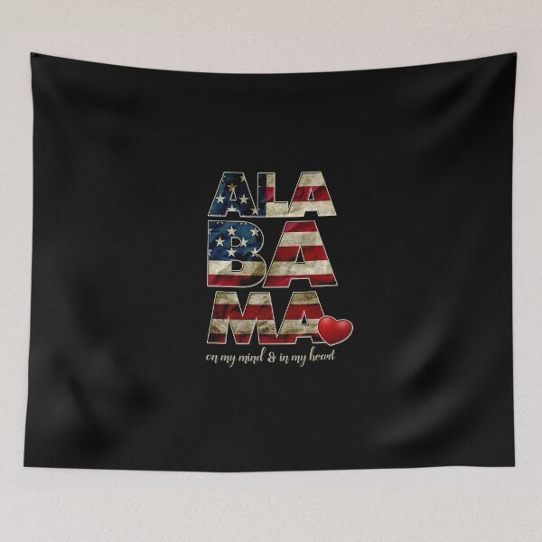 Item preview, Alabama On My Mind and My Heart Proud Strong Awesome Design Gift designed and sold by djpraxis.