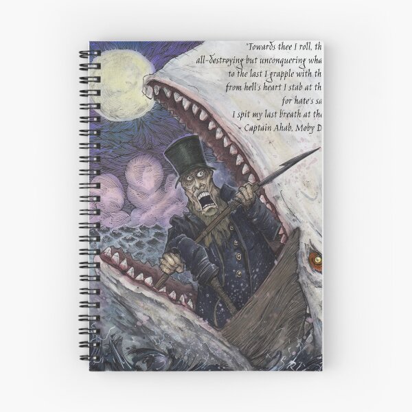 Item preview, El capitán Ahab, Moby Dick (Herman Melville) designed and sold by Christopher Blosser.