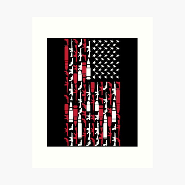 Item preview, Never Disarm America Gun T-Shirt Right To Bear Arms Usa Tee designed and sold by lojancugomap.