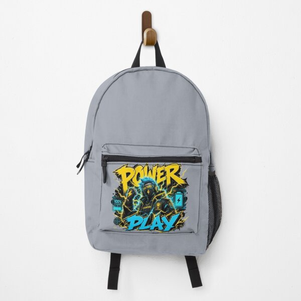 Item preview, POWER PLAY Gaming Sticker | Neon Esports Streetwear Graphic Design designed and sold by Stylestickers55.