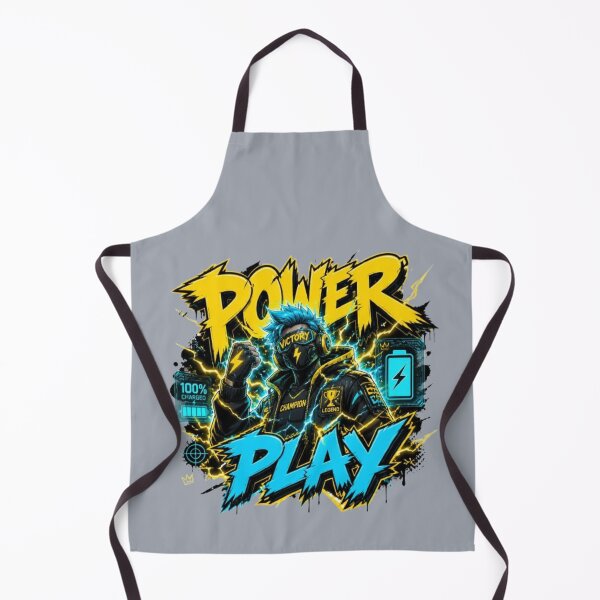 Item preview, POWER PLAY Gaming Sticker | Neon Esports Streetwear Graphic Design designed and sold by Stylestickers55.