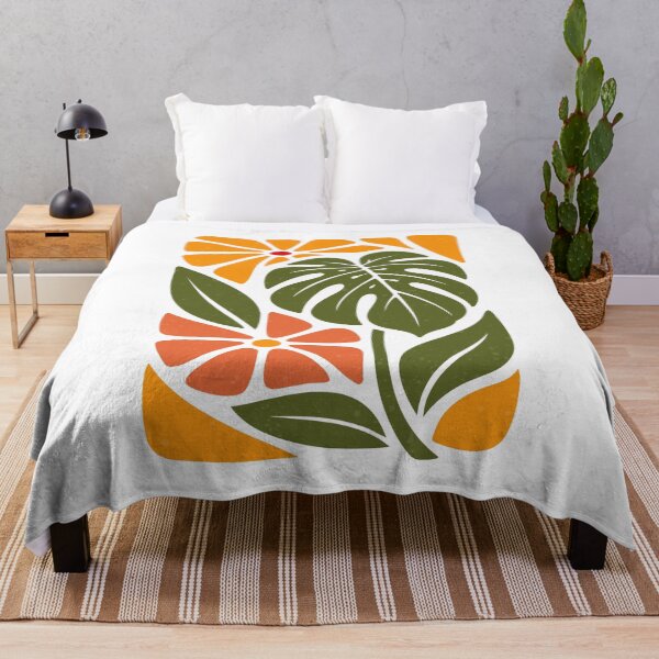 Item preview, Mid Century Modern Monstera Botanical Retro designed and sold by artCreativeColony.