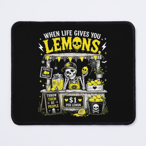 Item preview, When Life Gives You Lemons, Funny Spooky ghost, Creepy Lemonade Stand, sarcastic ghost, Skeleton Summer designed and sold by Cchotlan.