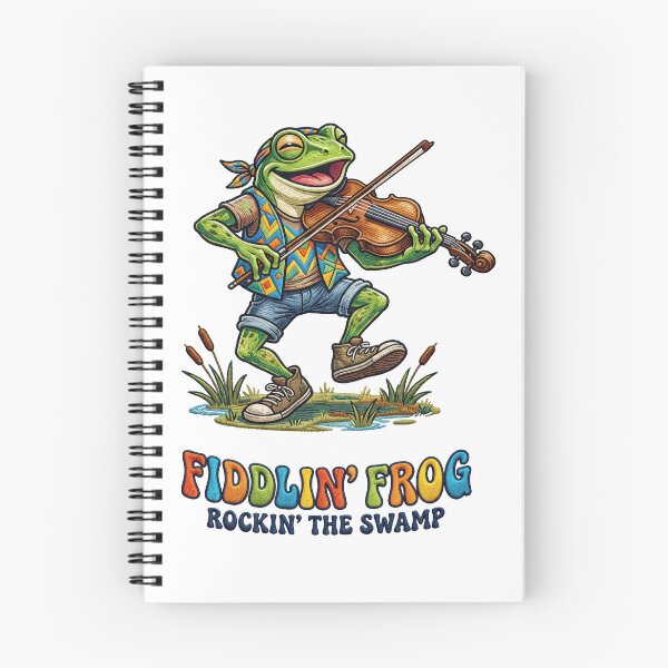 Item preview, Fiddlin Frog Rockin The Swamp Playing Violin designed and sold by TeeARTHY.