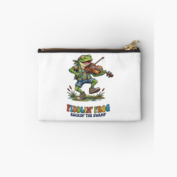 Item preview, Fiddlin Frog Rockin The Swamp Playing Violin designed and sold by TeeARTHY.