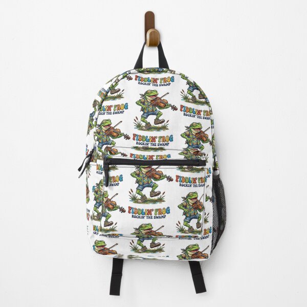 Item preview, Fiddlin Frog Rockin The Swamp Playing Violin designed and sold by TeeARTHY.