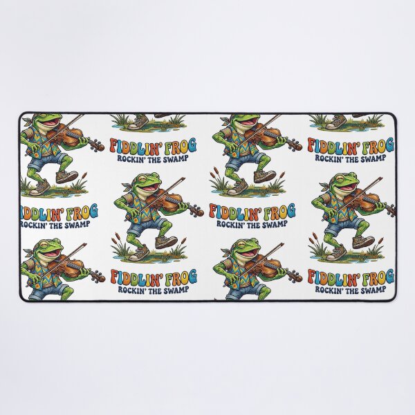 Item preview, Fiddlin Frog Rockin The Swamp Playing Violin designed and sold by TeeARTHY.