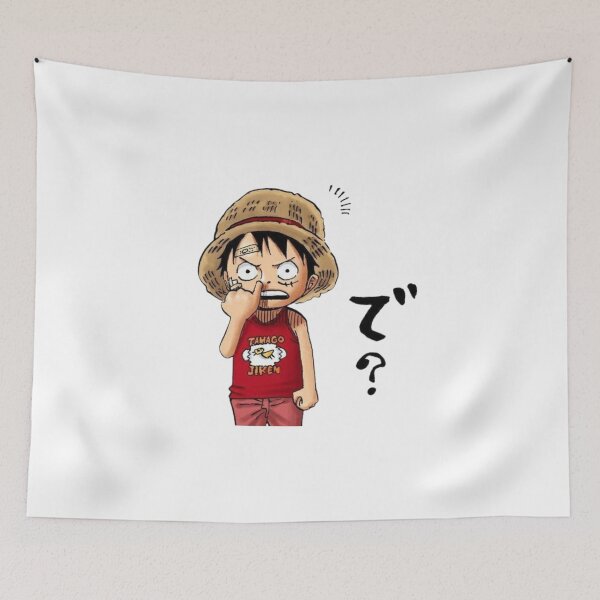 Item preview, Sassy Straw Hat Kid Picking Nose with Question Mark designed and sold by DeepBlueMeadow.