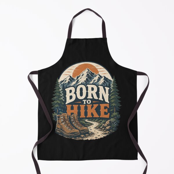 Artikelvorschau, Born To Hike Vintage Mountain Design entworfen und verkauft von TSshirtShoppe.