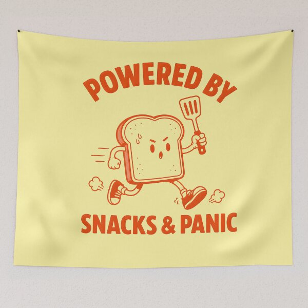 Item preview, Snacks and Panic designed and sold by ChocoMellowCo.