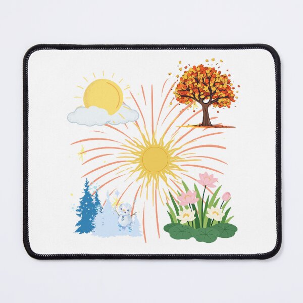 Item preview, Four Seasons Of The Year - Nature & Weather Graphic designed and sold by TESLA pro.