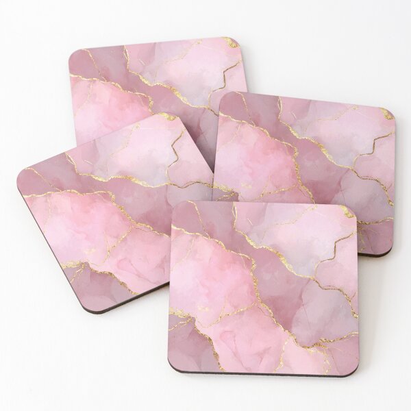 Item preview, Rose Quartz Gold Seam Pattern designed and sold by W Designs.