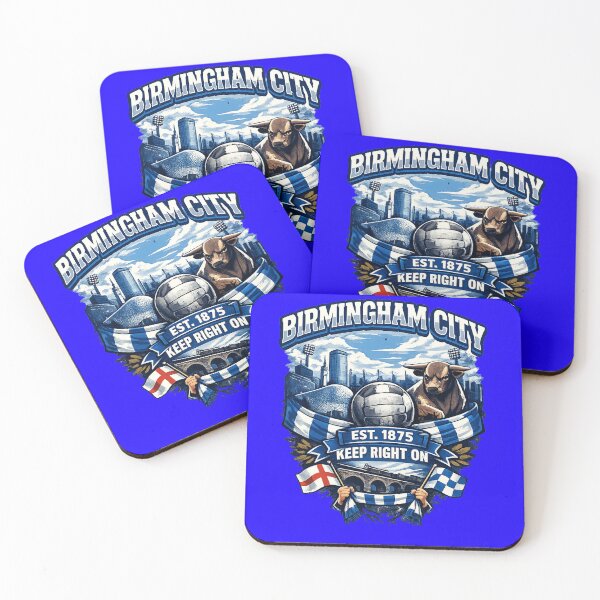 Item preview, Birmingham City Football Fan Art | Keep Right On Vintage Blues Supporter Design designed and sold by GarnerSupplyCo.