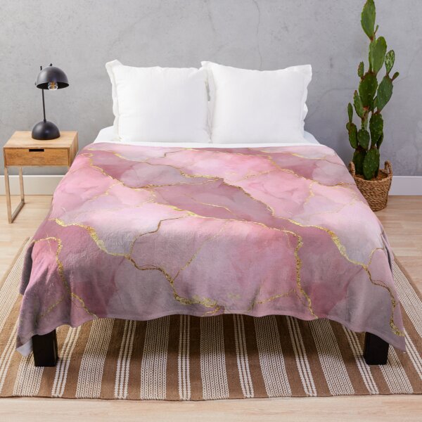 Item preview, Rose Quartz Gold Seam Pattern designed and sold by W Designs.