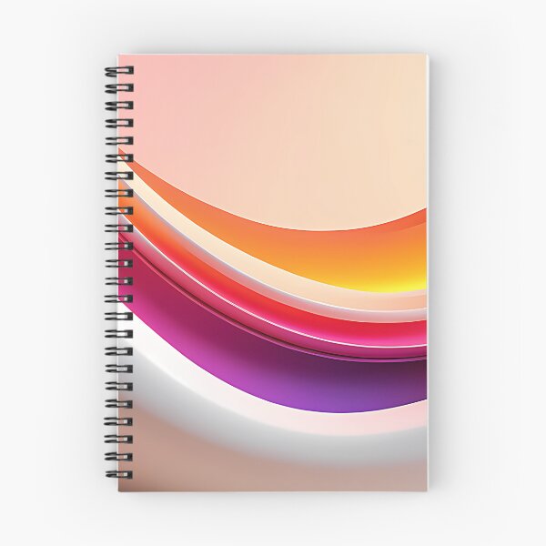 Item preview, Neon Fluid Gradient Abstract Art - Modern Minimalist Wave Design   designed and sold by CuteSlothWorld.