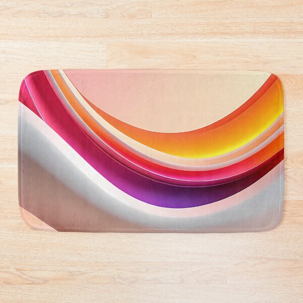 Item preview, Neon Fluid Gradient Abstract Art - Modern Minimalist Wave Design   designed and sold by CuteSlothWorld.