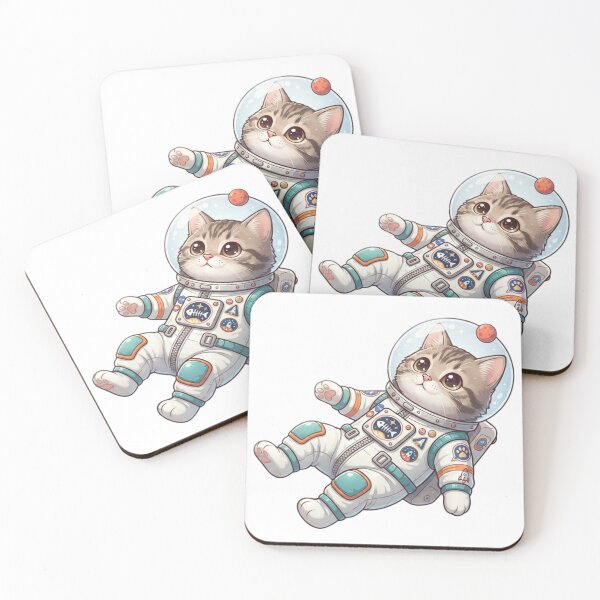 Item preview, Cosmic Explorer: Little Astronaut Cat designed and sold by SandyPlace.