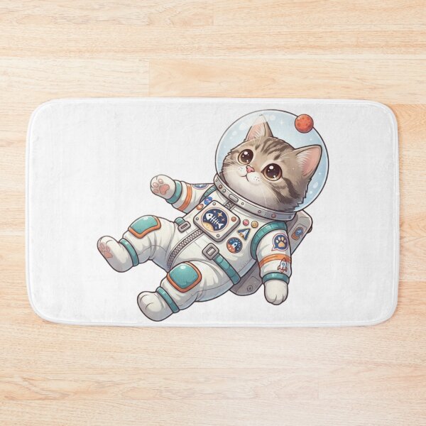 Item preview, Cosmic Explorer: Little Astronaut Cat designed and sold by SandyPlace.