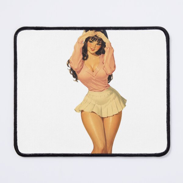 Item preview, Cute Pin Up Girl | Vintage Retro Original Illustration designed and sold by Cosplayvintage.