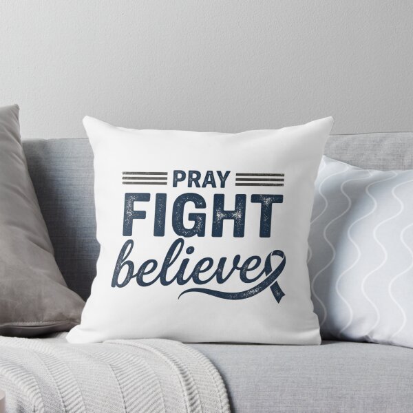 Item preview, Pray Fight Believe Christian Faith Inspirational Typography designed and sold by HamadaArtivio1.