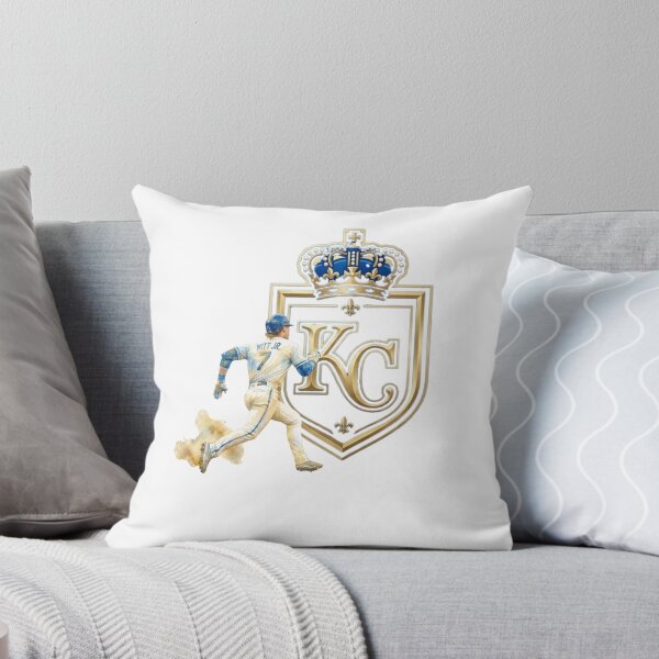 Item preview, Bobby Witt Jr KC Baseball Golden Crest Art designed and sold by cucuzeus.