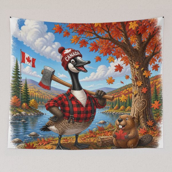 Item preview, Canadian goose greeting designed and sold by Talpha.