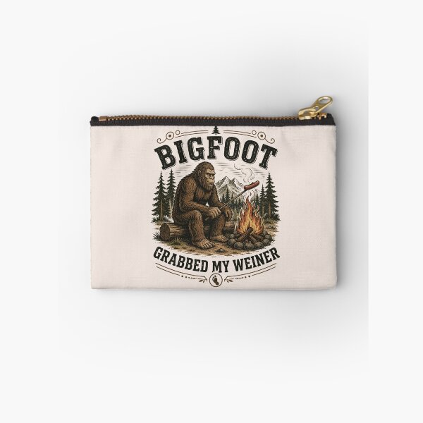 Item preview, Grabbed My Weiner, Campfire, Sasquatch, National Forests, Camping, Appalachia, Silly designed and sold by Cchotlan.