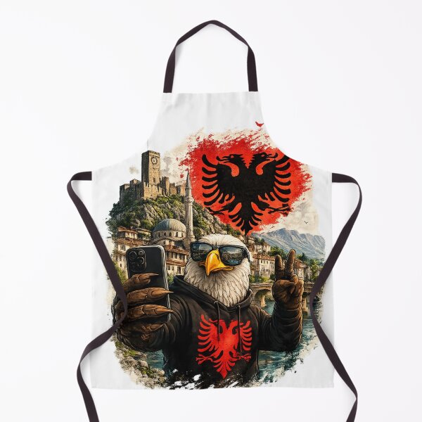 Item preview, Albanian Eagle Streetwear Patriotic Graphic designed and sold by NorthPeak Studio.