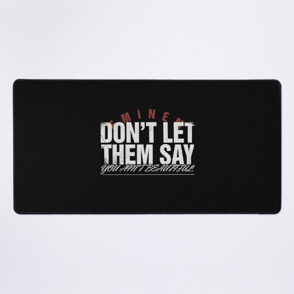 Item preview, Eminem - Beautiful Quote Lyric Curved Varsity Typography designed and sold by Enea Kelo.