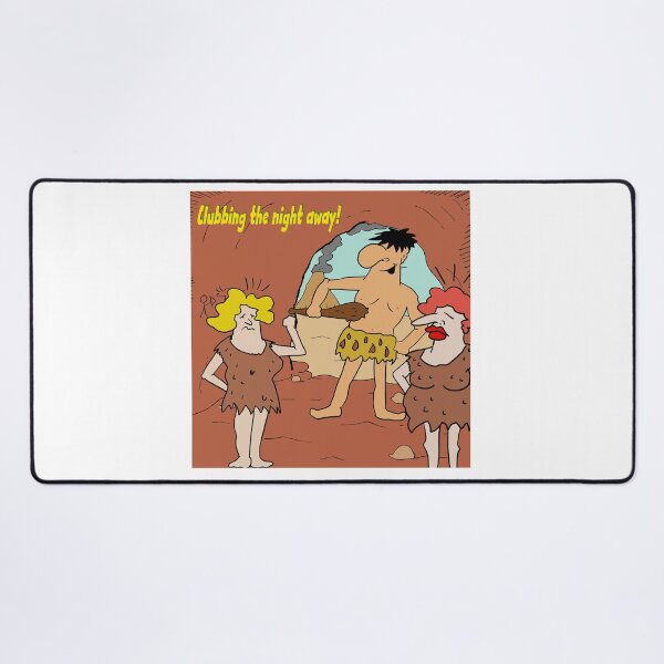 Item preview, Nightclub. Funny caveman cartoon. designed and sold by Grant Wilson.