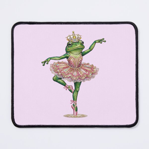 Item preview, Funny Frog Ballerina In Pink Tutu And Crown designed and sold by TeeARTHY.