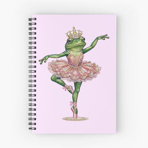 Item preview, Funny Frog Ballerina In Pink Tutu And Crown designed and sold by TeeARTHY.