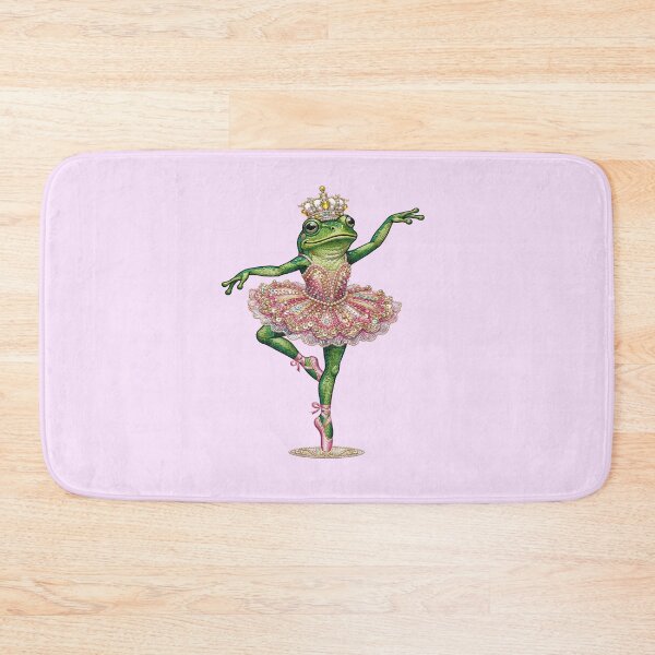 Item preview, Funny Frog Ballerina In Pink Tutu And Crown designed and sold by TeeARTHY.