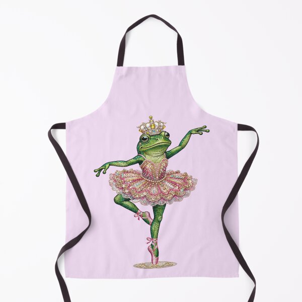 Item preview, Funny Frog Ballerina In Pink Tutu And Crown designed and sold by TeeARTHY.