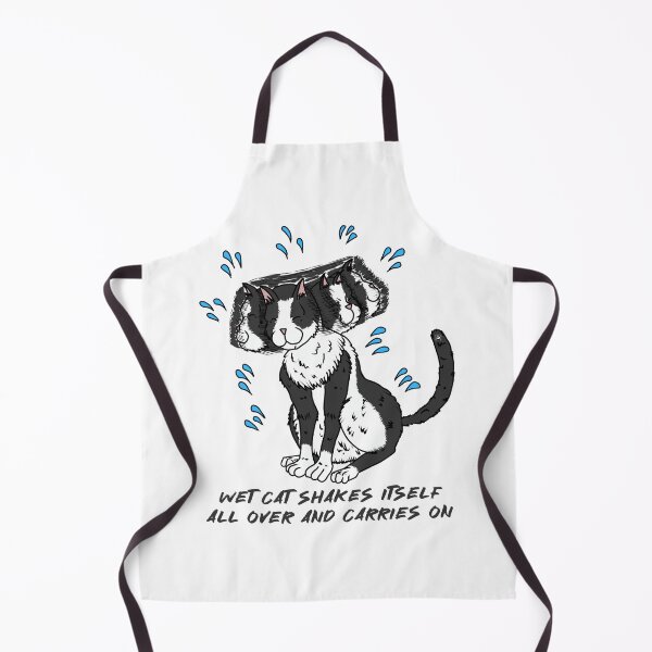 Item preview, A Wet Cat Just Carries On designed and sold by Colmeia de Ideias.
