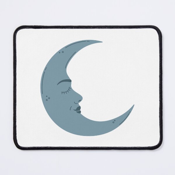 Item preview, Ancient Whimsigoth Sleeping Crescent Moon Face designed and sold by epx-av.