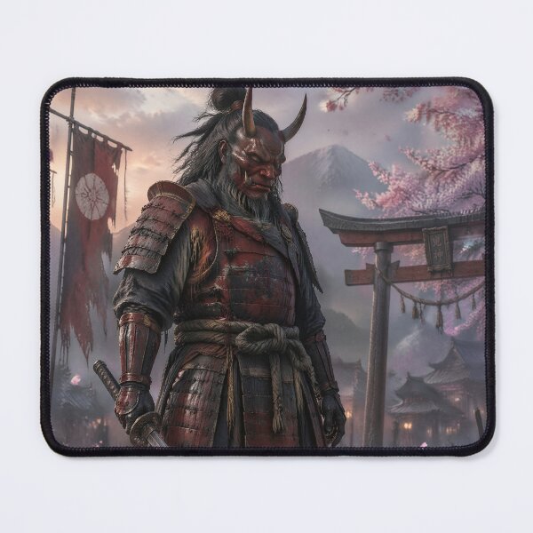 Item preview, Oni Samurai Warrior in Feudal Japan | Dark Japanese Mythology Art designed and sold by kaxymax.