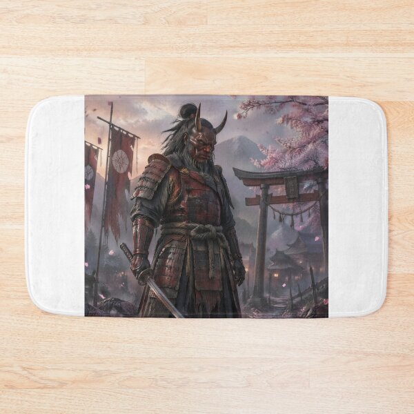 Item preview, Oni Samurai Warrior in Feudal Japan | Dark Japanese Mythology Art designed and sold by kaxymax.