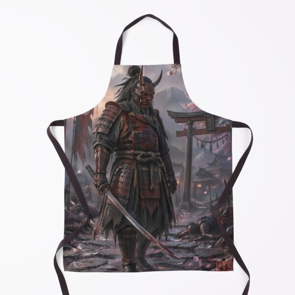 Item preview, Oni Samurai Warrior in Feudal Japan | Dark Japanese Mythology Art designed and sold by kaxymax.